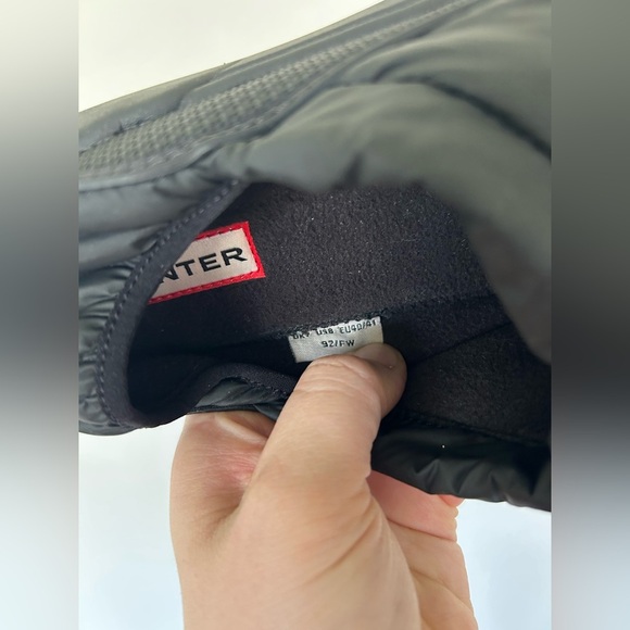 HUNTER IN/OUT SLIPPER Men’s Size 8 Black - Picture 7 of 9